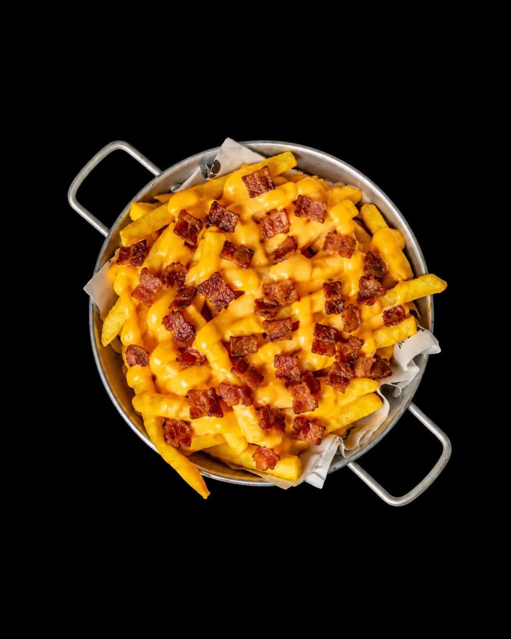 Porção de Batata com Cheddar e Bacon
